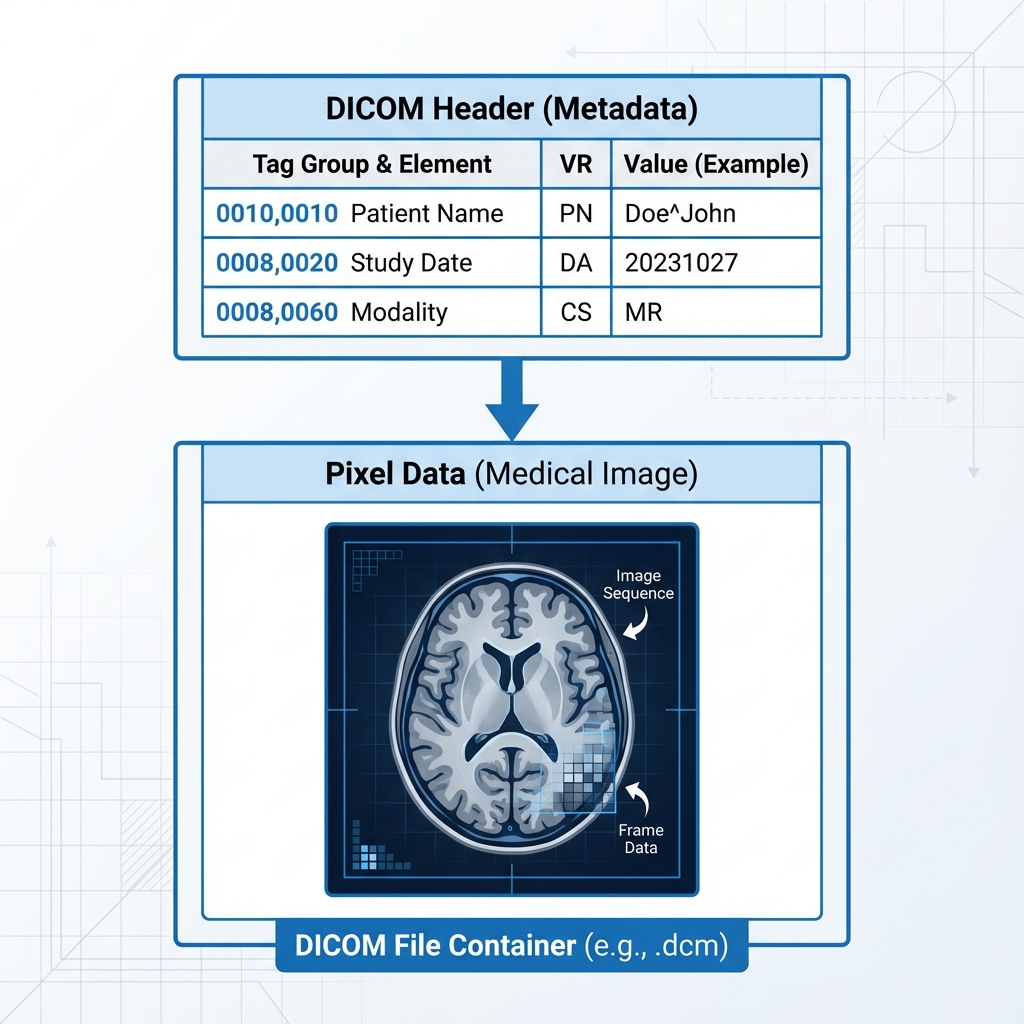 Estrutura de um arquivo DICOM